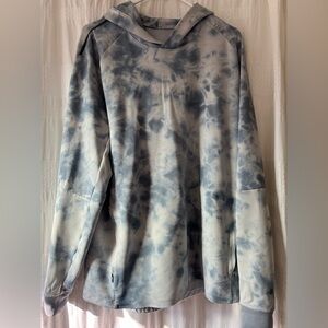 lululemon athletica Gray Tie-Dye Sweatshirt